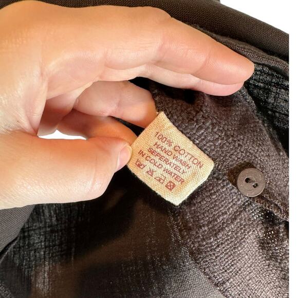 NWT Celtic Fusion Brown Lace Up Hooded Top Small Pagan Clothing - Picture 7 of 9